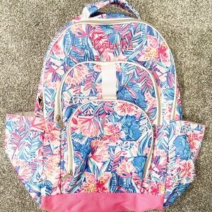 Lilly Pulitzer x PBTeen Slathouse Soiree Recycled Gear Up Backpack Lg-Isabella